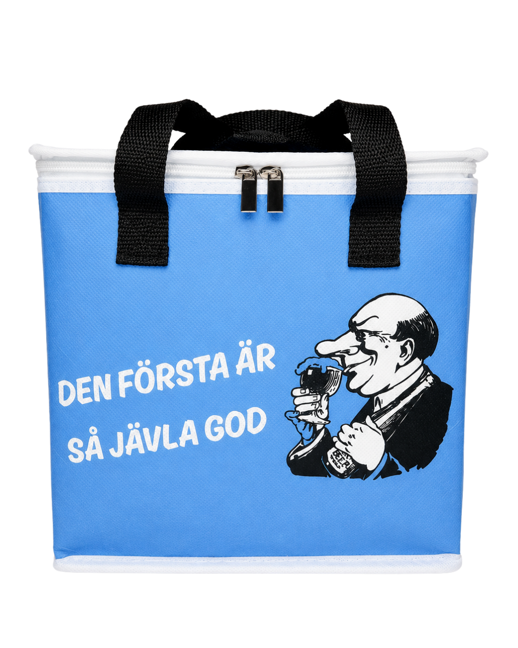 Blå Kylväska – Den första är så jävla god