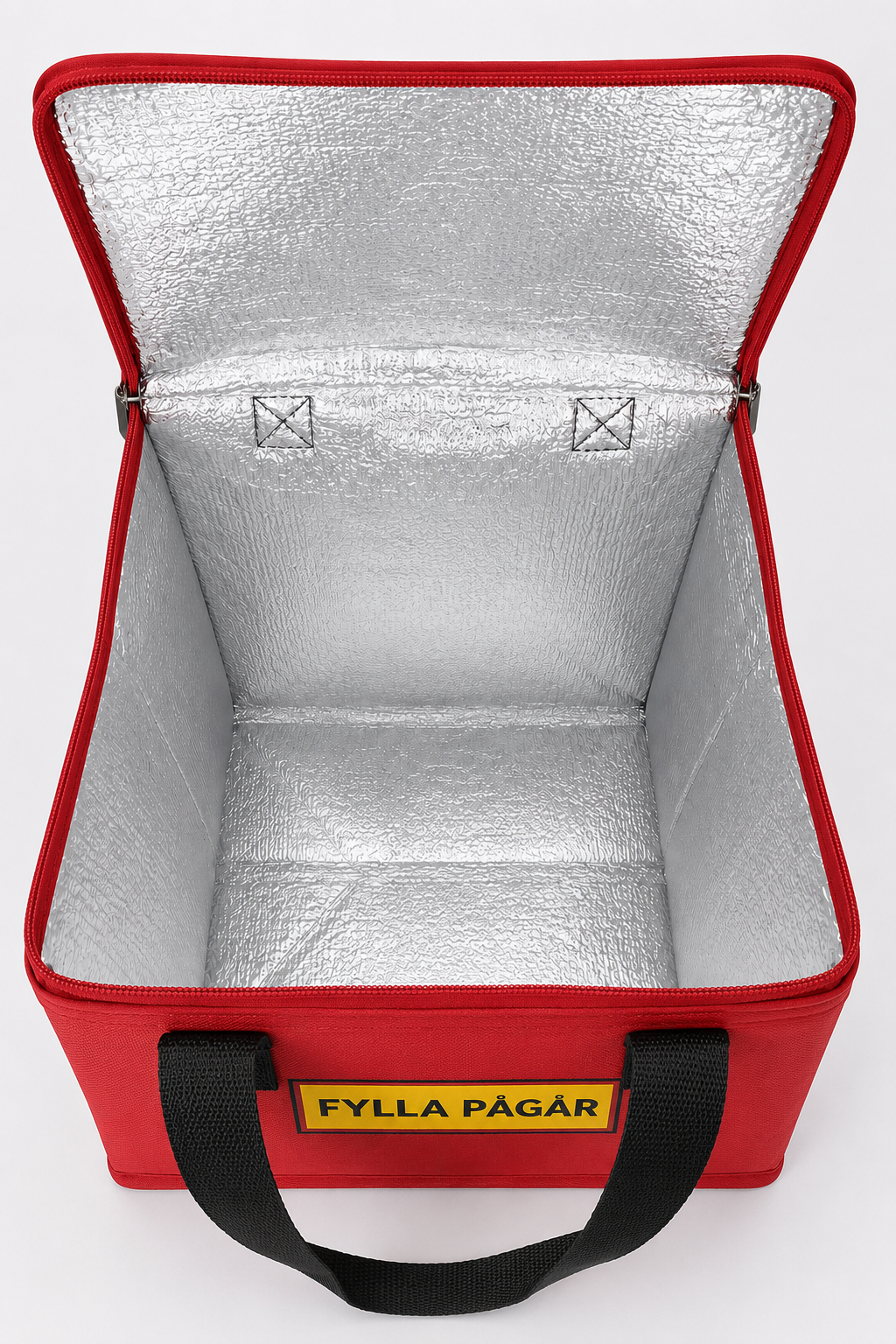 Röd Kylväska – Fylla Pågår
